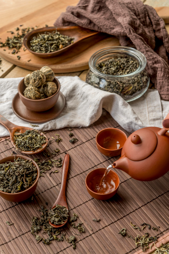 Traditional tea service